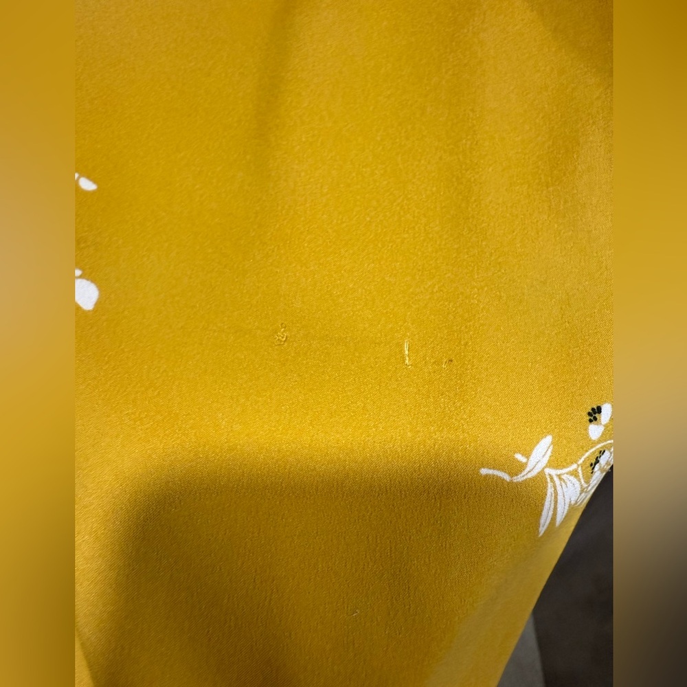 Ann Taylor LOFT Yellow Midi Dress SP - Picture 12 of 12